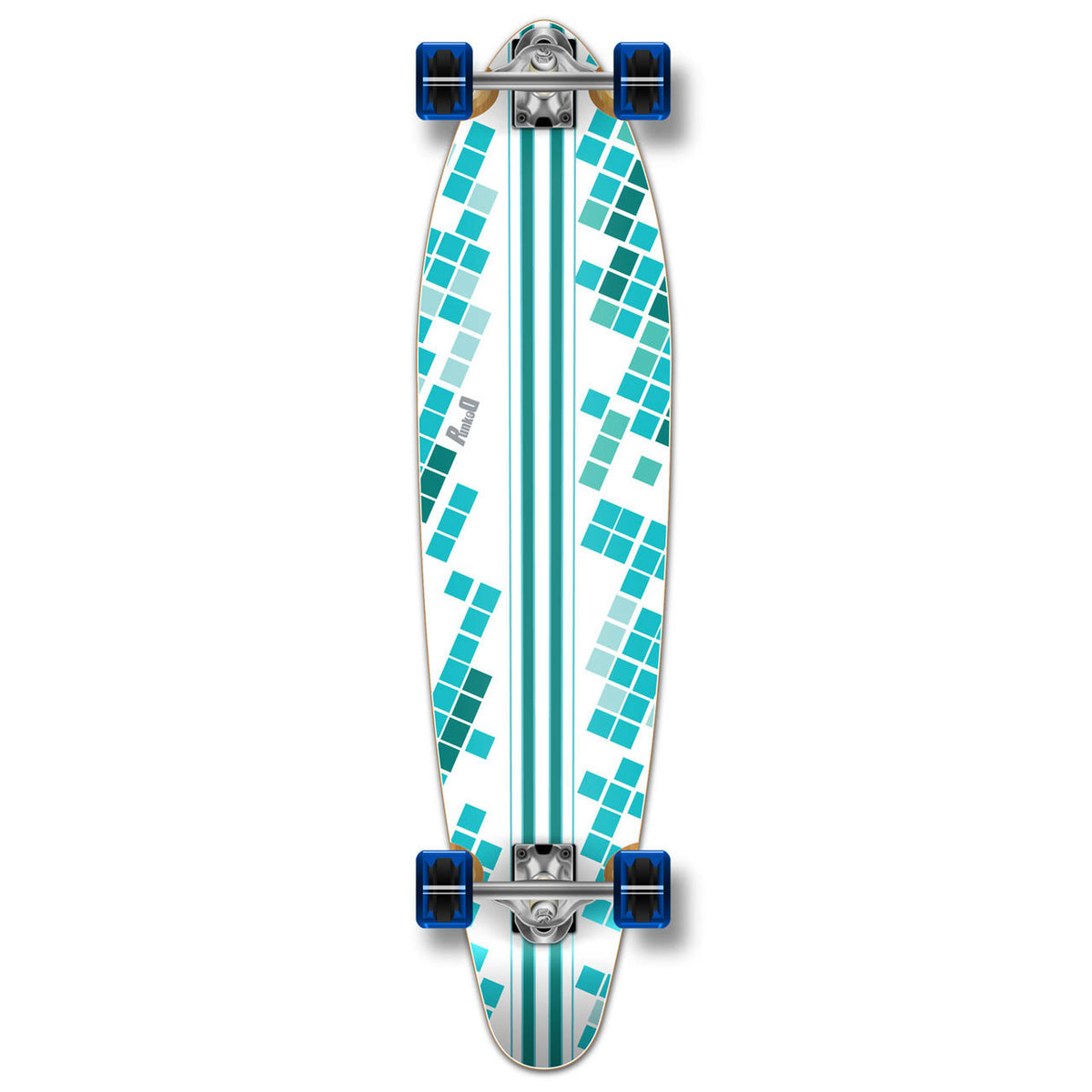 White Digital Wave Longboard Complete L29284