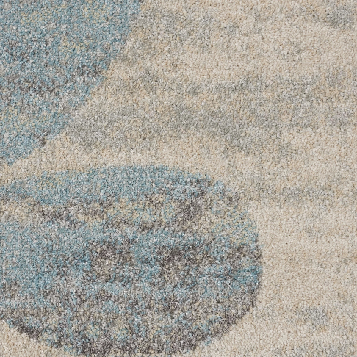 Ivory Light Blue 8' x 10' Area Rug N809
