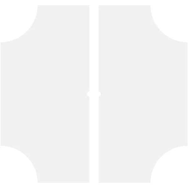 PVC Contemporary Ceiling Medallion Two Piece K344