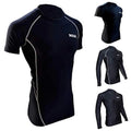 Men's Compression Shirt Full Sleeve Black Large I371