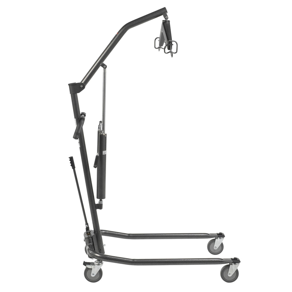 Hydraulic Patient Lift with Six Point Cradle, 5x22 Casters, Silver Vein Z1500