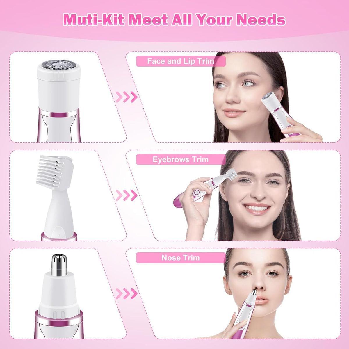 4 in 1 Electric Razor for Women T4037
