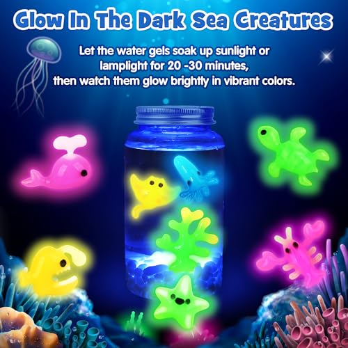 Glow in The Dark Water Gel Kit with Squishy Molds W7150