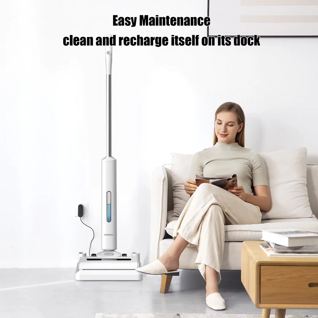 Wet Dry Cordless Vacuum and Mop with Self-Cleaning S595
