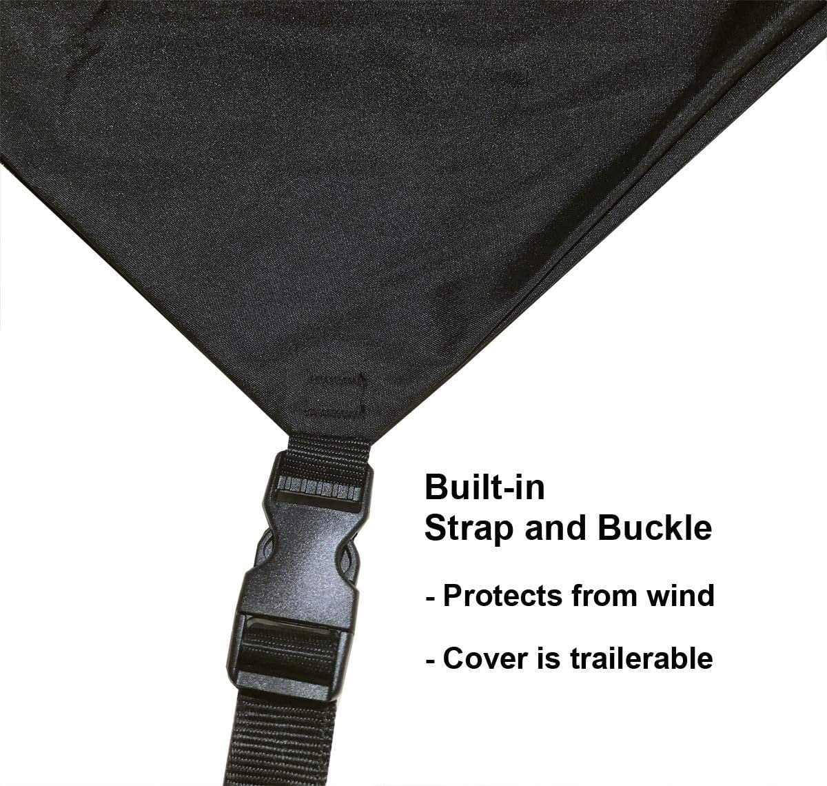 Snowmobile Cover with Built-in Securing Straps and Storage Bag M848