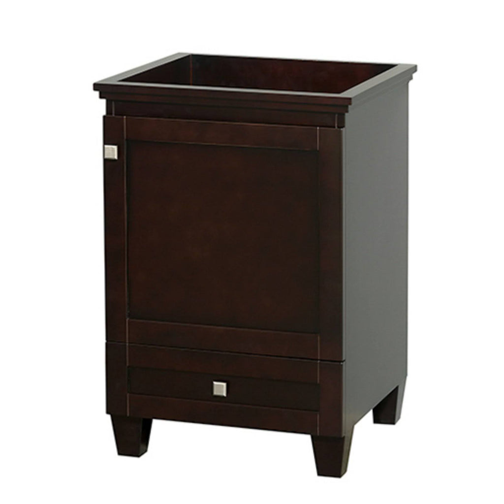 Espresso Solid Oak Vanity Cabinet M155143