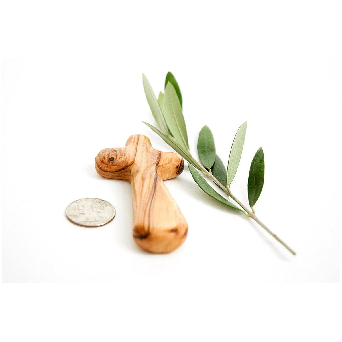 Medium Pocket Olive Wood Cross U8214