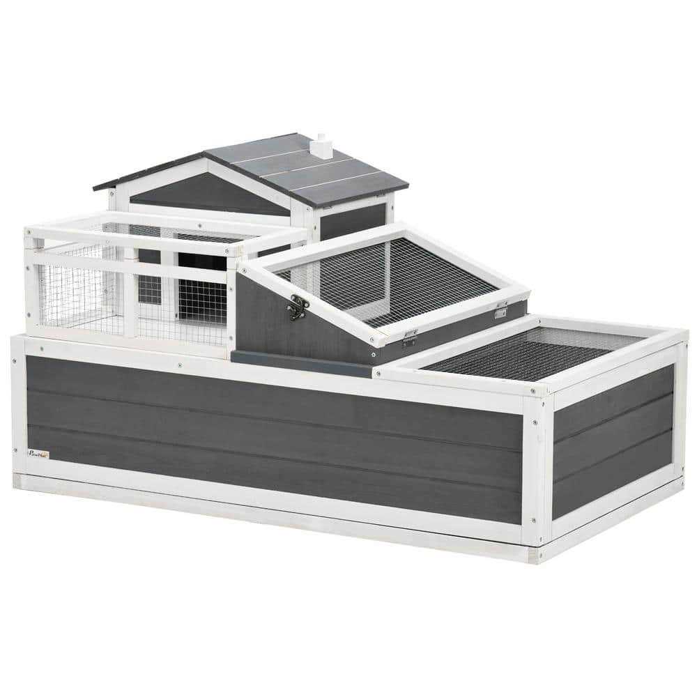3-Room 2 Stories Wooden Tortoise Enclosure B891