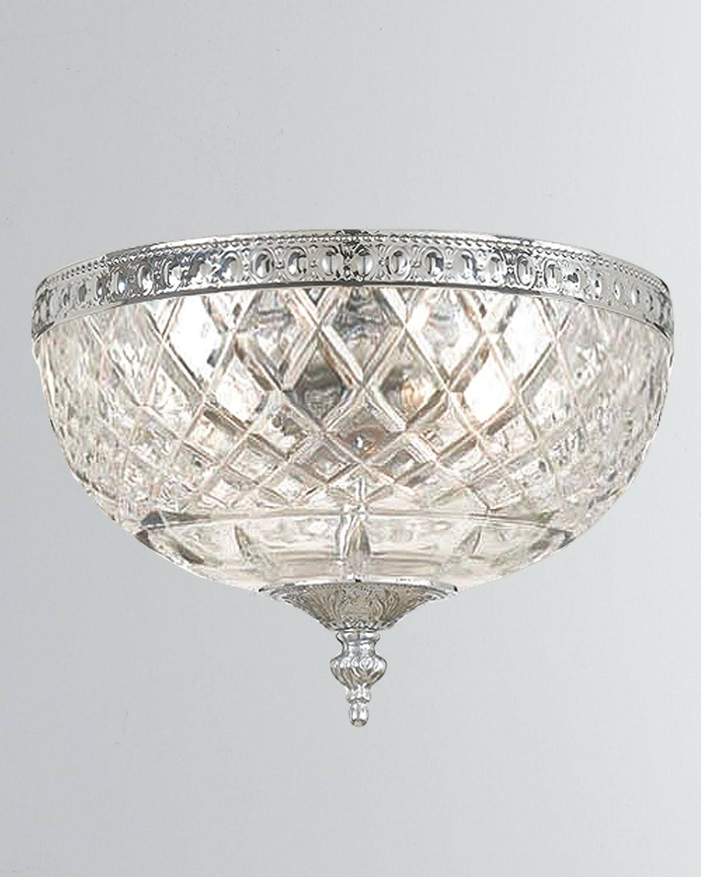 Polished Chrome 2 Light Ceiling Mount V110617