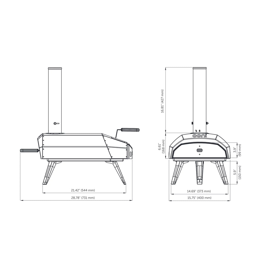 Multi-Fuel Portable Pizza Oven P2981