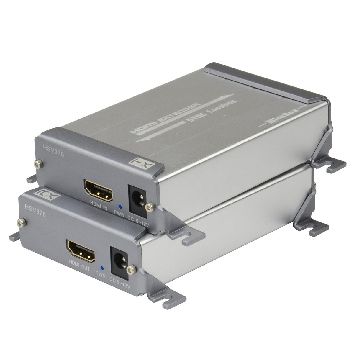 HDMI USB KVM Extender, 80m 1080P@60Hz Over Rj45 Cat5e Cat6, USB2.0 * 2, Transmitter and Receiver K591