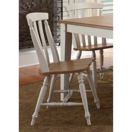 Slat-Back Side Chair, Set of 2 B8744