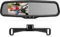 Backup Camera with Rear View Mirror Monitor, IP68 Waterproof W612078