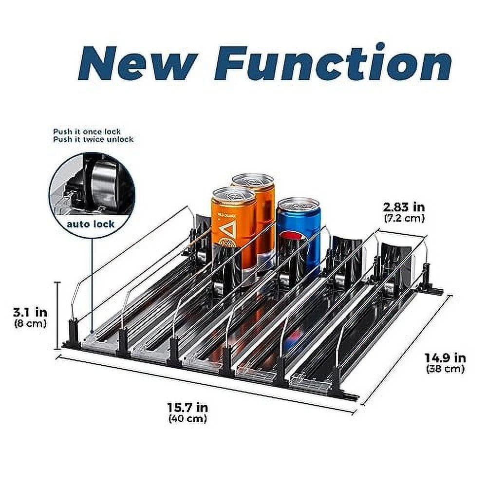 Black 5 Rows Drink Organizer L36665
