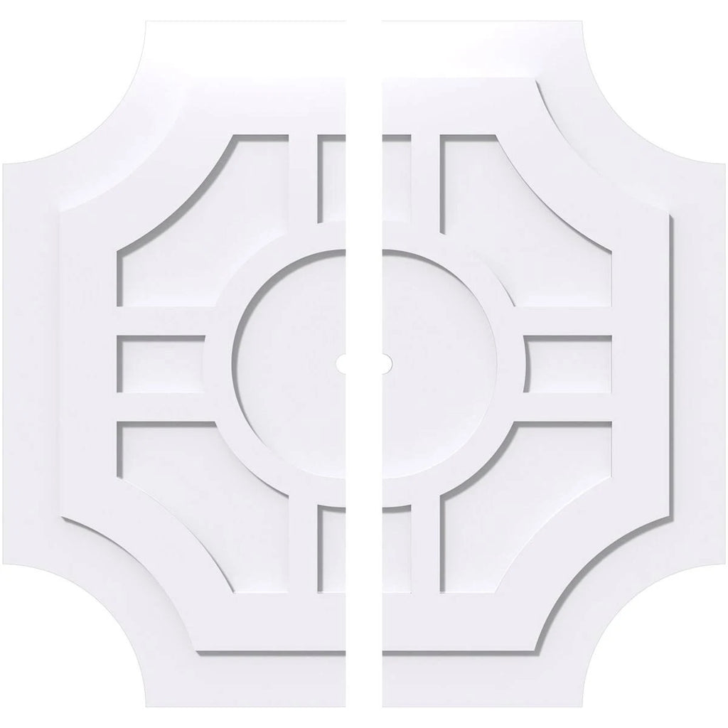 PVC Contemporary Ceiling Medallion Two Piece K344