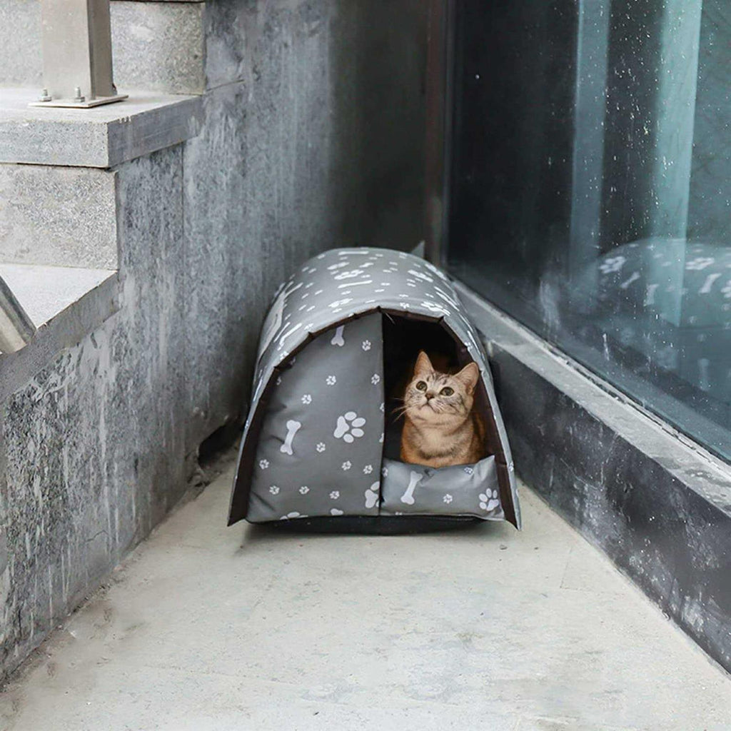 Outdoor Foldable Cotton Filled Cat House P2490