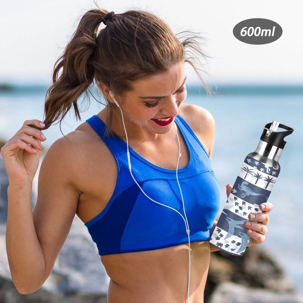 Stainless Steel Insulated Water Bottle with Straw Lid R5045