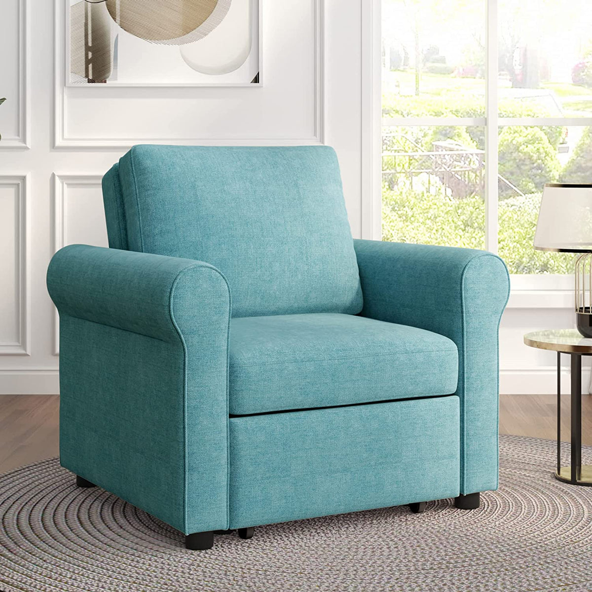 Teal 3-In-1 Single Sofa Bed I764137
