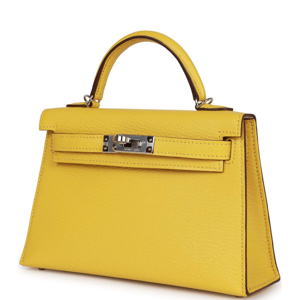 Jaune de Naples Verso Chèvre Palladium Hardware Bag W97222