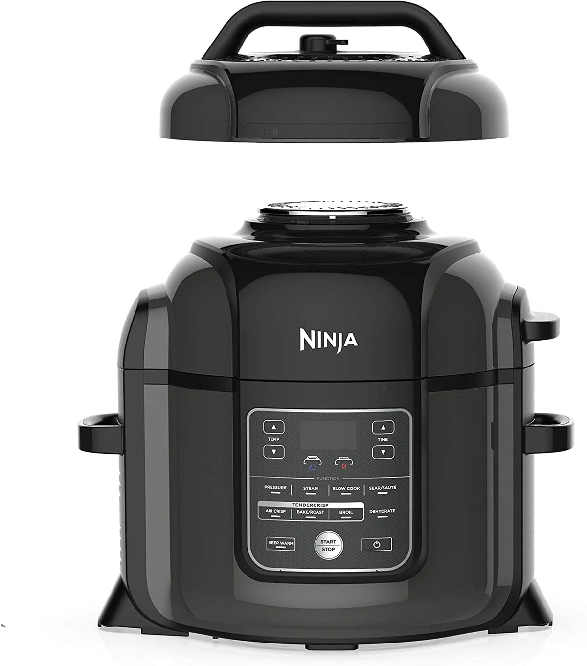 Restored 8-Quart 9-in-1 Deluxe XL Pressure Cooker and Air Fryer U8136