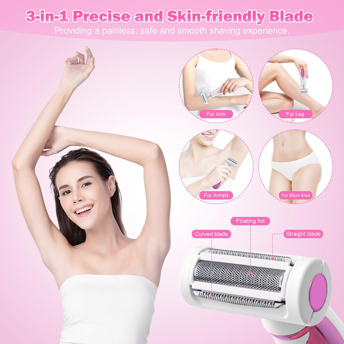 4 in 1 Electric Razor for Women T4037