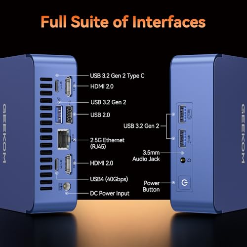AMD Ryzen R7-8745HS 32GB DDR5 512GB PCIe Gen 4 SSD Mini PC M584048