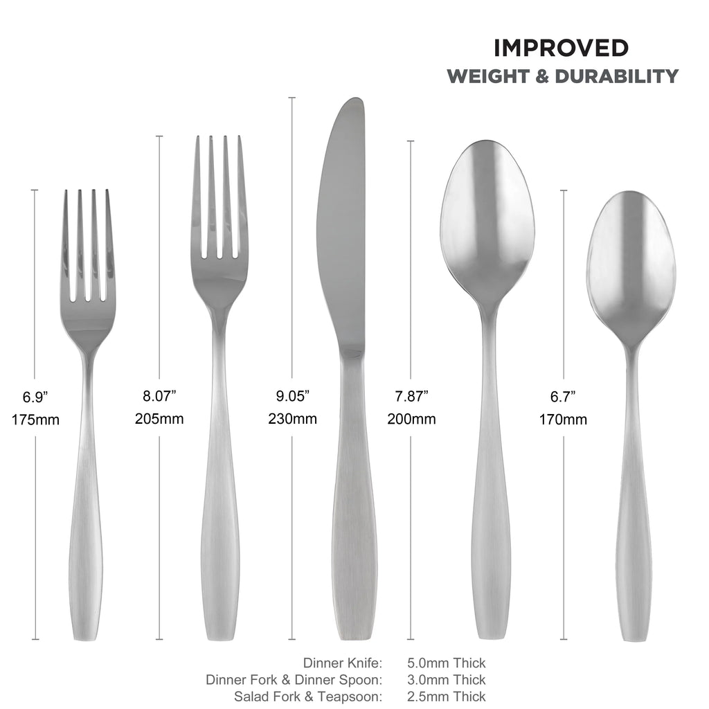 Satin 20-Piece Flatware Set F200