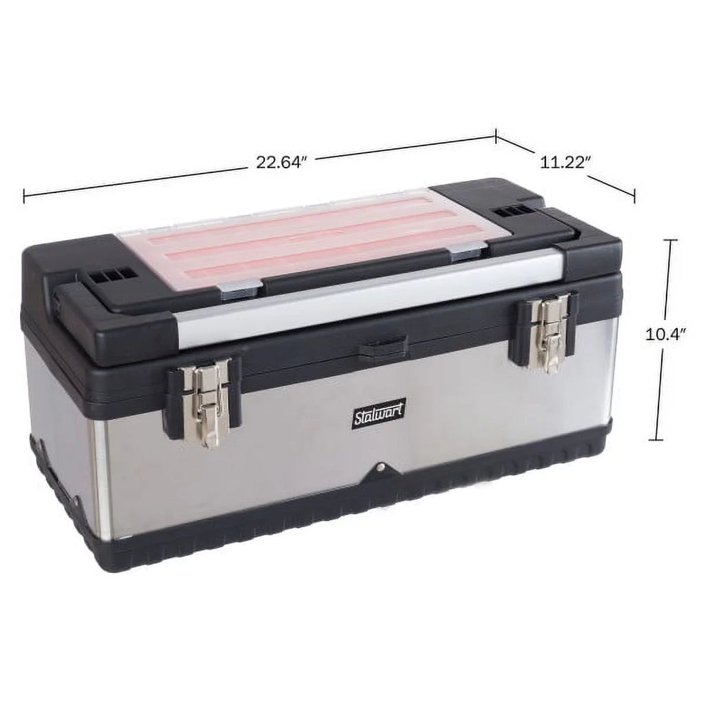 Portable Metal and Plastic Tool Box with 18 Bins G79211