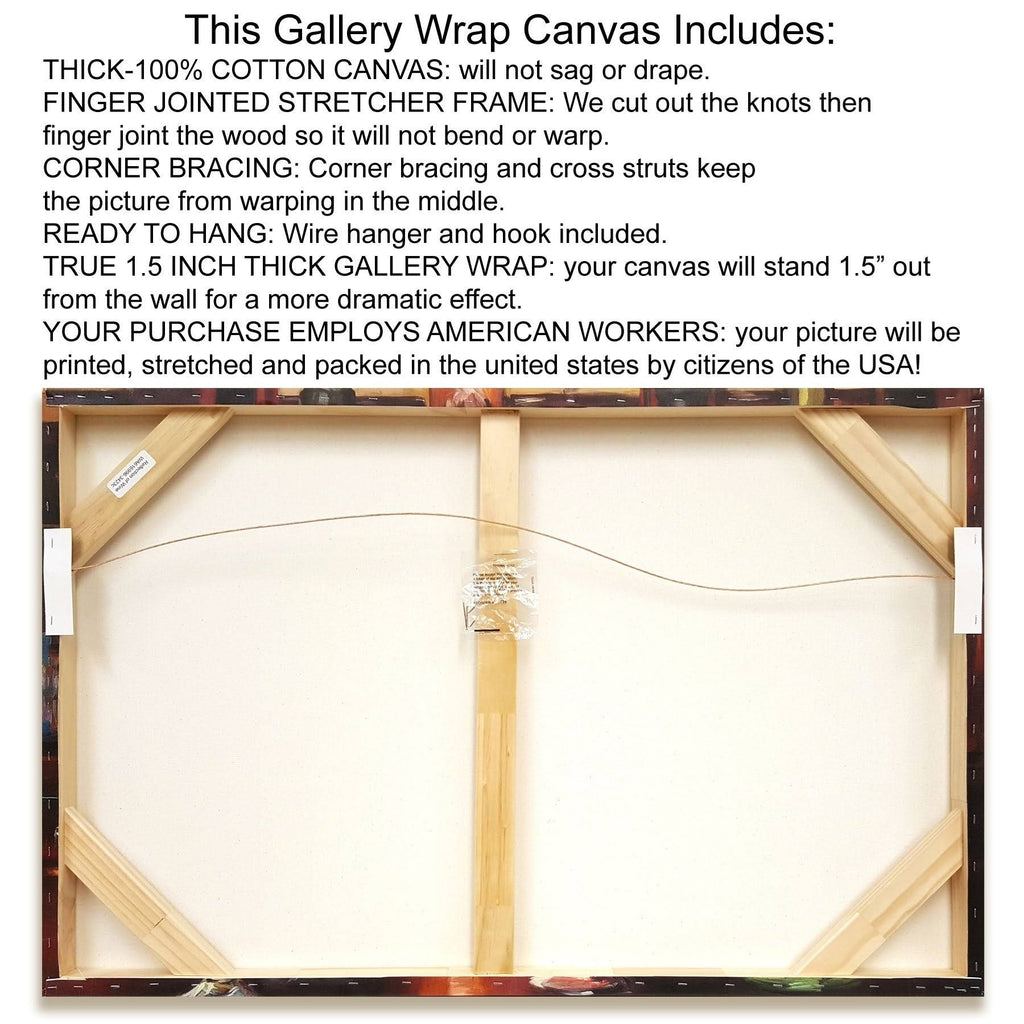 Graphic Art on Wrapped Canvas T5007