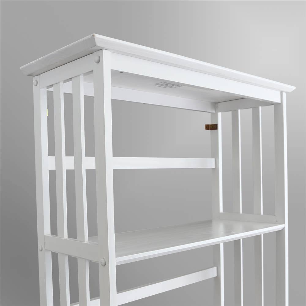 White 5-Shelf Bookcase W958235