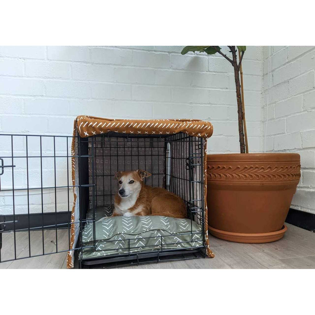 Wool-Filled Dog Crate Pad O923223