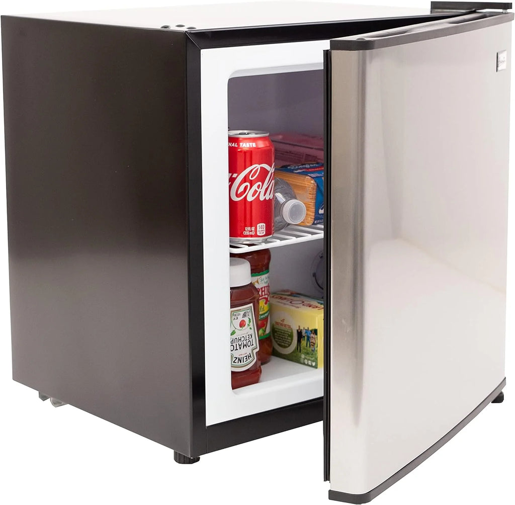 Black 1.4 Cu. Ft Refrigerator/Freezer R3163
