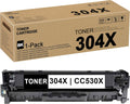 Toner Cartridge Black 1 Pack Replacement for HP Color CM2320n CM2320fxi CM2320nf MFP CP2025 CP2025x J55722