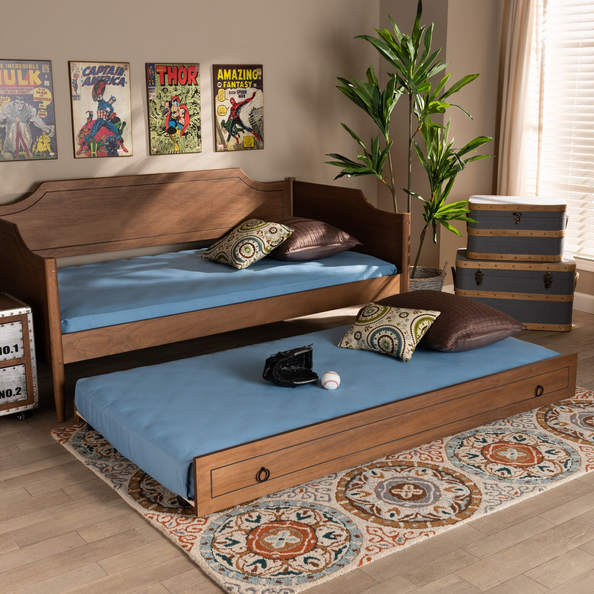 Twin Size White Trundle C8407