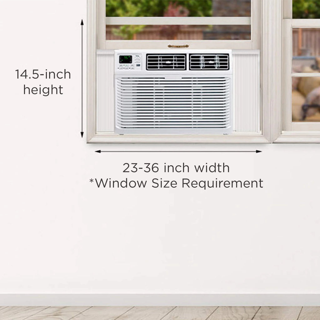 8000 BTU Smart Window Air Conditioner with Remote White K790