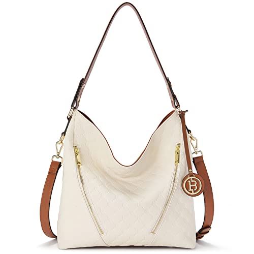 Brown Leather Hobo Shoulder Bag T95553