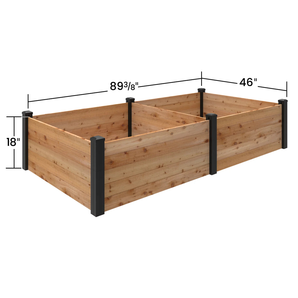 Natural Cedar Raised Garden Bed R441941