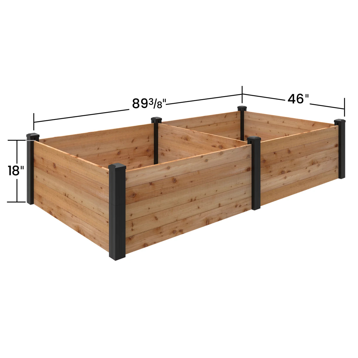 Natural Cedar Raised Garden Bed R441941