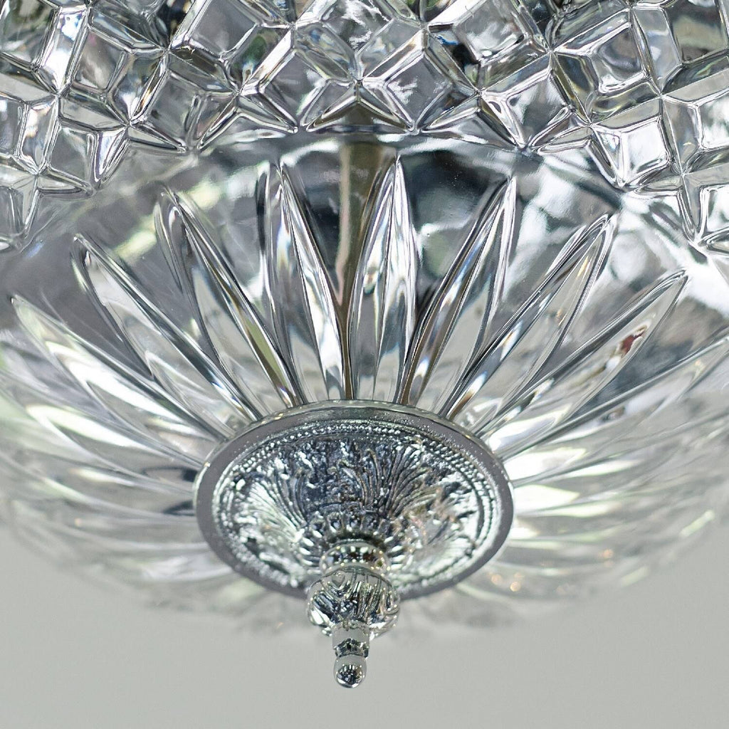 Polished Chrome 2 Light Ceiling Mount V110617