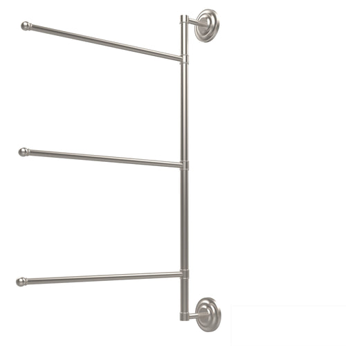 3 Swing Arm Vertical 28-in Towel Bar Satin Chrome O779
