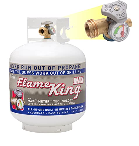 20LB Steel Propane Tank Cylinder with Valve and Gauge A346328