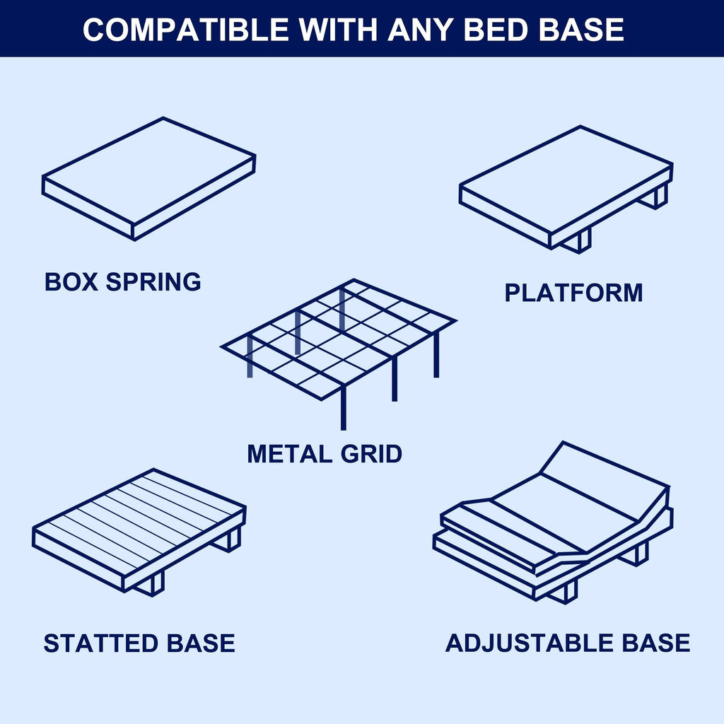 Queen Gel-Infused Memory Foam Mattress Topper with Cover X304907