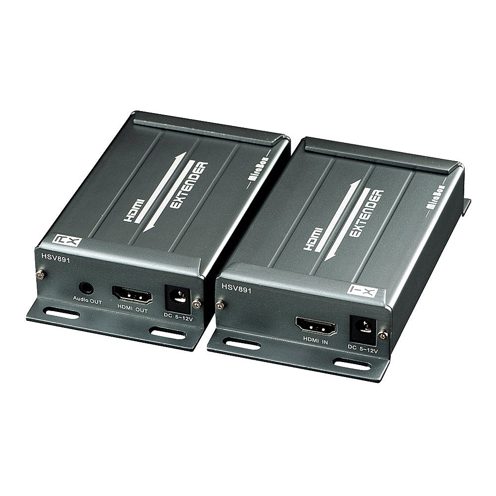 HDMI USB KVM Extender, 80m 1080P@60Hz Over Rj45 Cat5e Cat6, USB2.0 * 2, Transmitter and Receiver K591