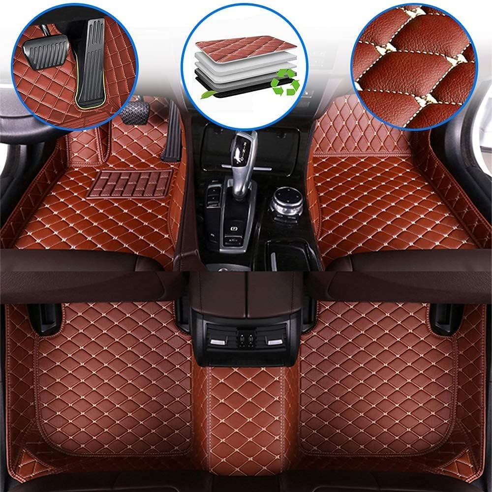 Custom Full Coverage All Weather Non-Slip Leather Car Floor Mats S521