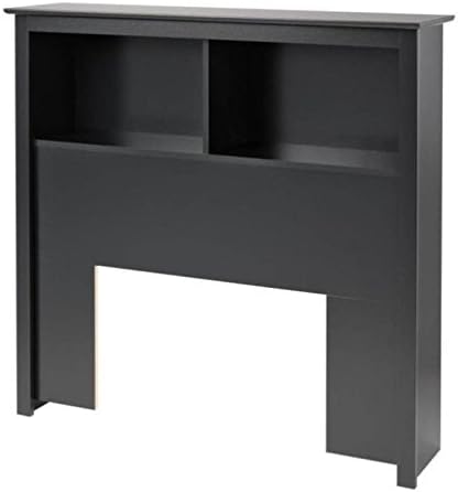 Twin Bookcase Headboard in Black F9742
