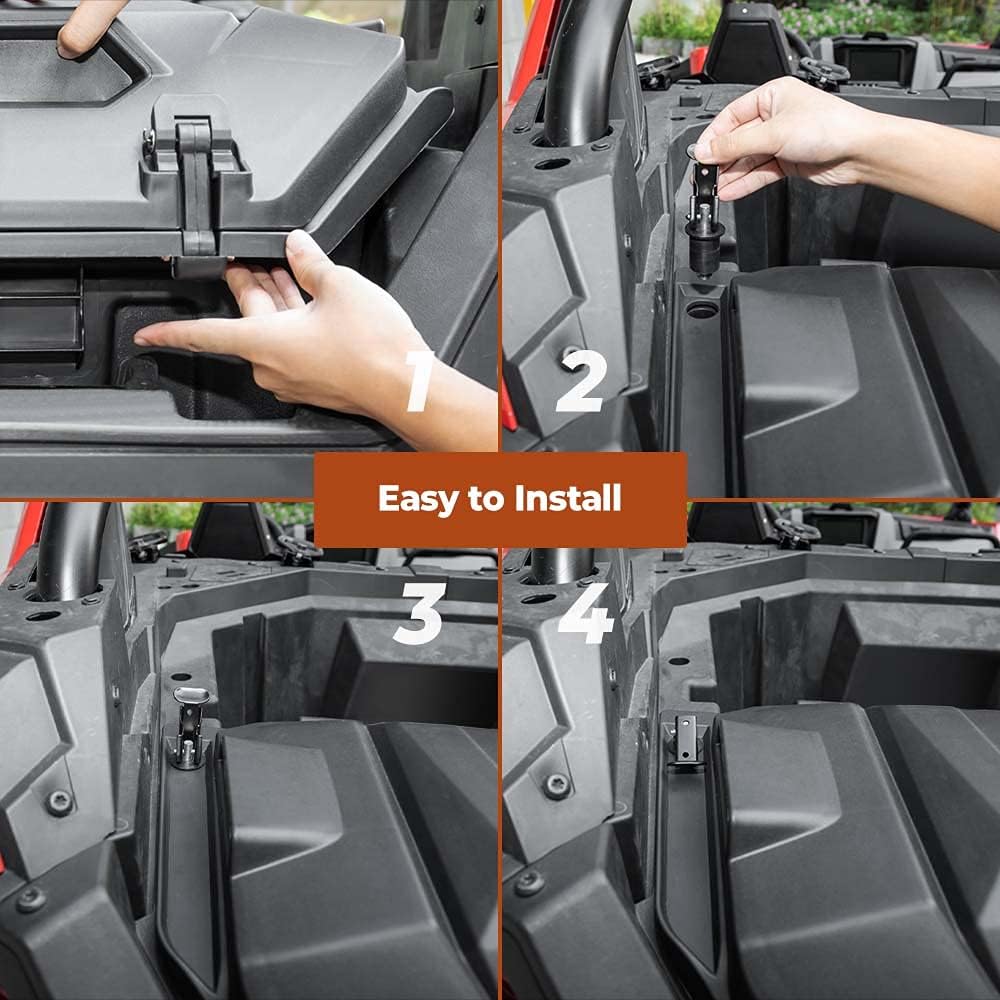 Storage Rear Cargo Box with Two Lockable Latches K415079