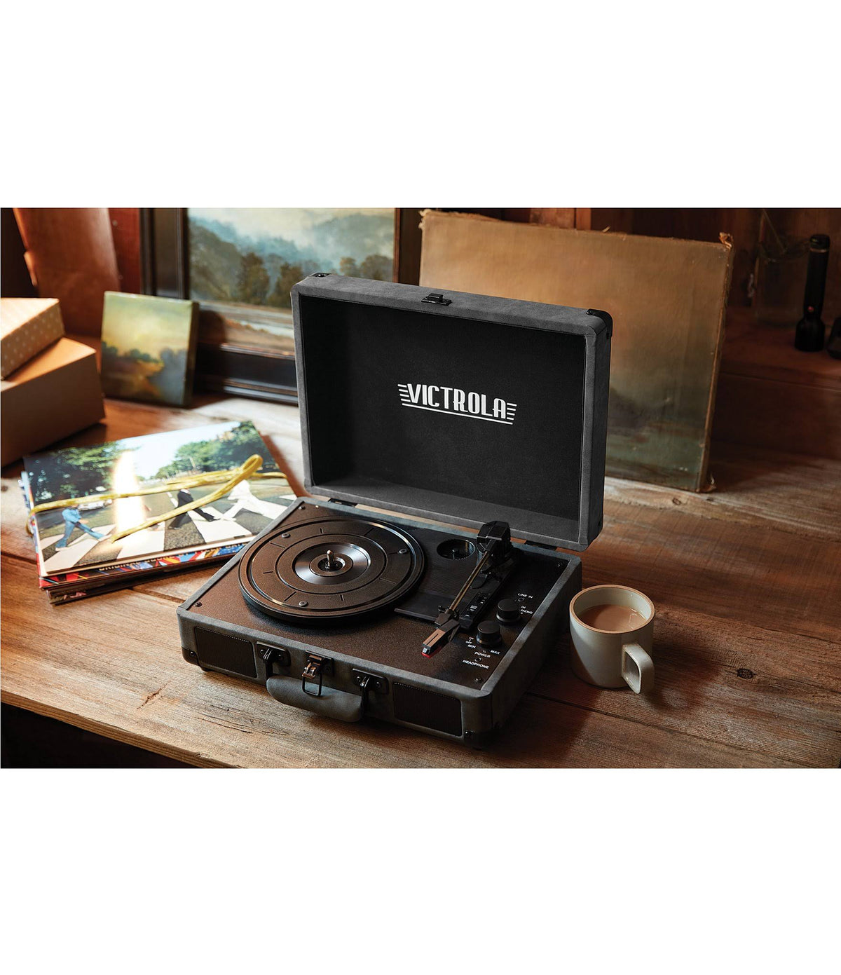 Portable Suitcase with Bluetooth Turntable X355527