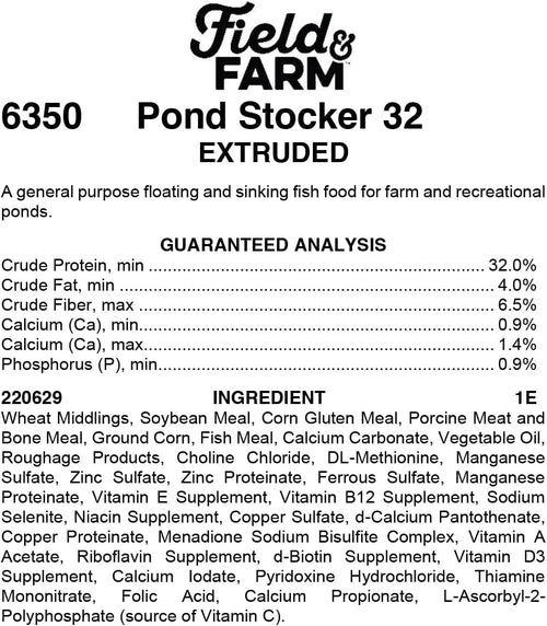 25 Pound Bag Fish Feed P549048