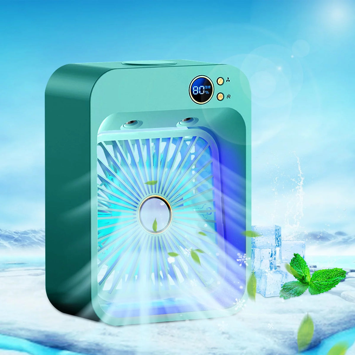 USB Mini Cooler Purification and Humidification Refrigeration Fan N1288
