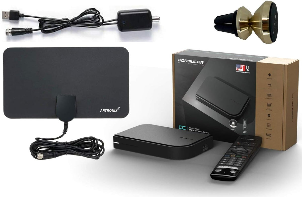 ATSC Tuner Indoor TV Antenna Magnetic Phone Car Mount O40594